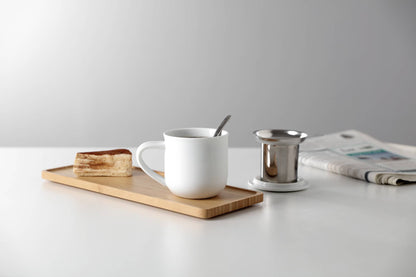 Minima™ eva porcelain mug with loose leaf tea infuser