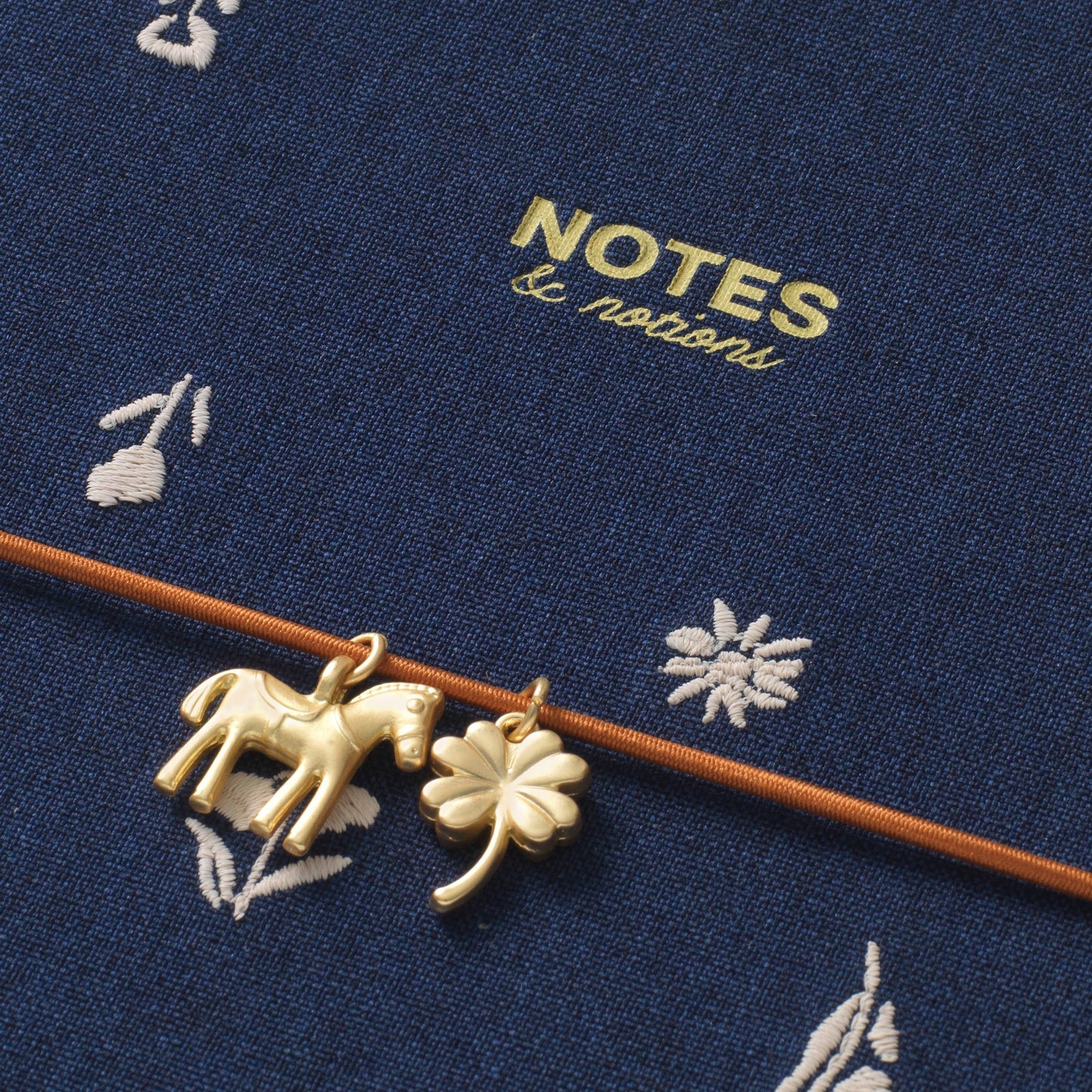 Fabric lined notebook, A5 softcover - twilight blooms (coming soon)