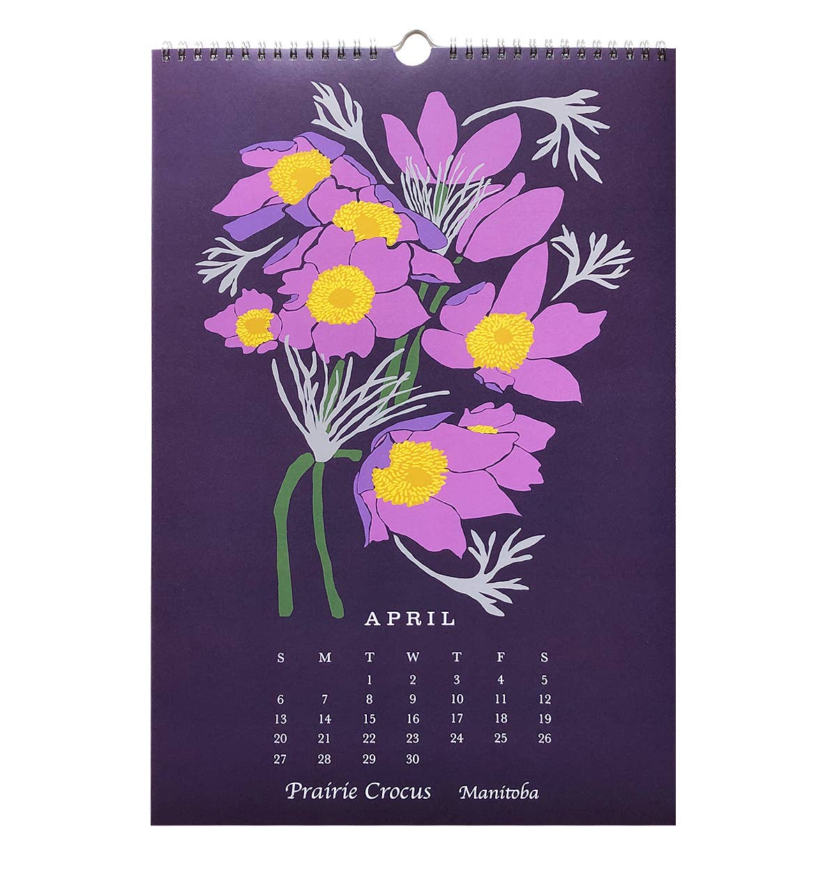 2025 Wall Calendar: Flowers of Canada's Provinces