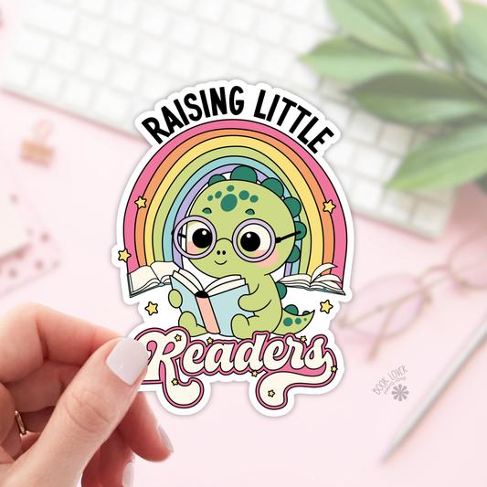 Raising little readers sticker