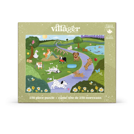 Bark park | 250 piece puzzle | designed in Canada