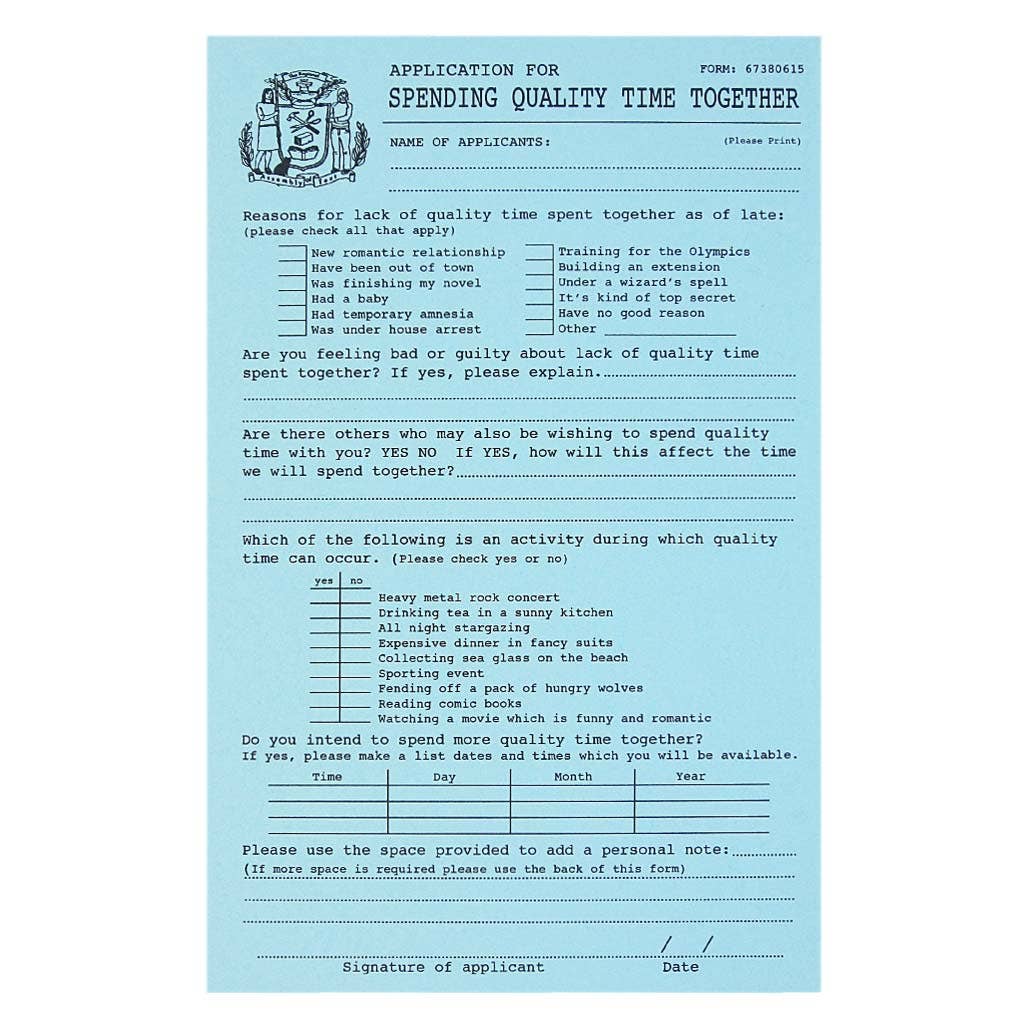 Quality time application