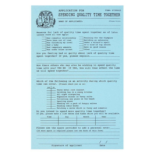 Quality time application