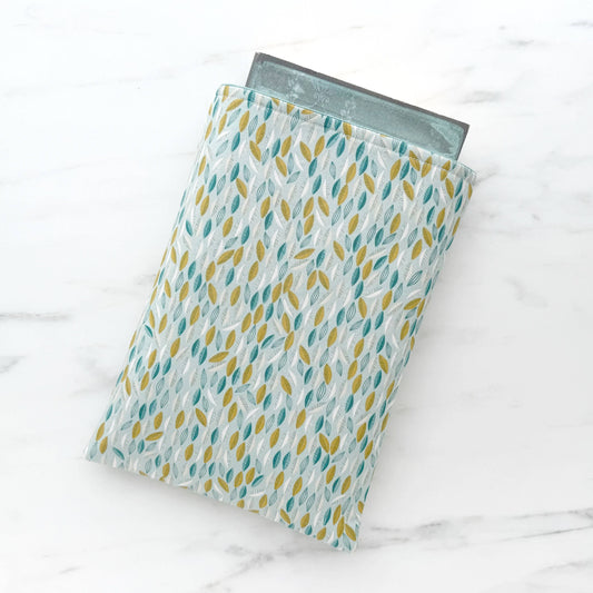 Cascading leaves padded book sleeve (coming soon)