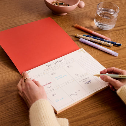 Weekly desk planner, undated -  folklore birds (coming soon)