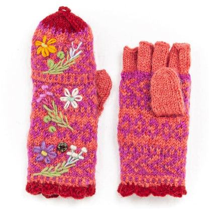 Sadie wool reading mitts