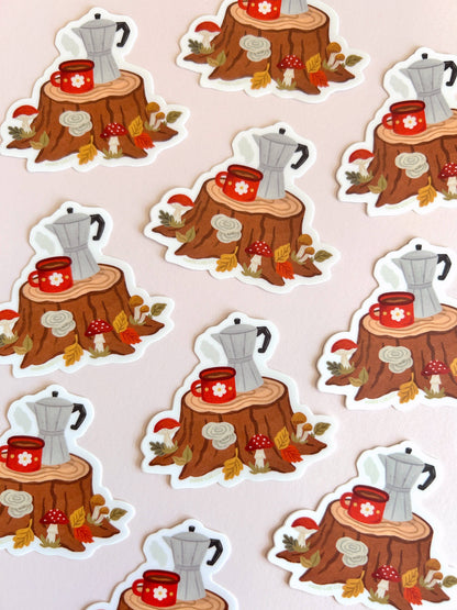 Coffee in forest sticker (coming soon)