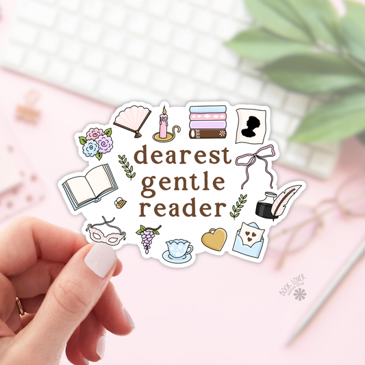 Dearest gentle reader sticker