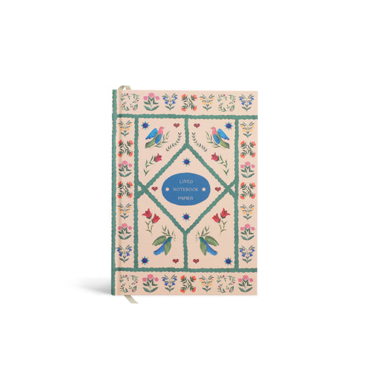 Quilted daydream lined A5 notebook
