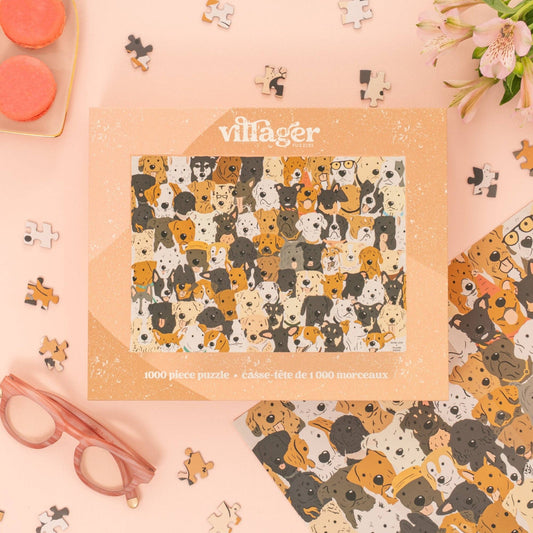 Rescue dogs | 1000-piece puzzle | designed in Canada