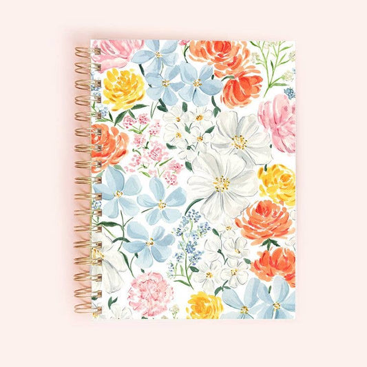 Spring blooms spiral notebook | 150 lined pages