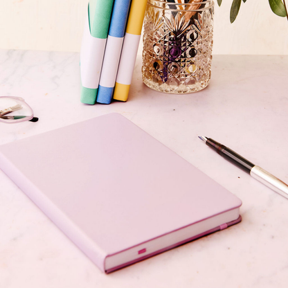 Blank A5 paper notebook