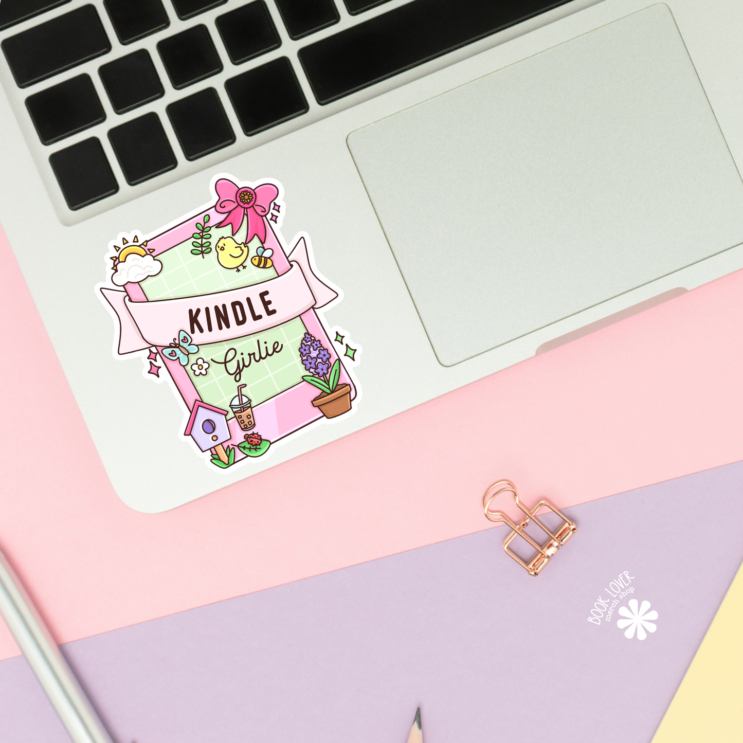 Spring kindle girlie sticker