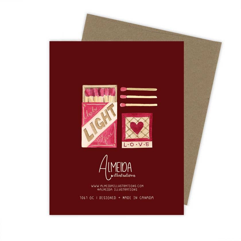 Perfect match anniversary greeting card