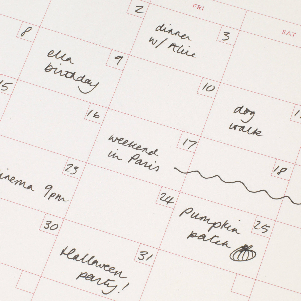 Productivity monthly planning pad, undated - picnic (coming soon)