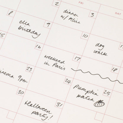 Productivity monthly planning pad, undated - picnic (coming soon)