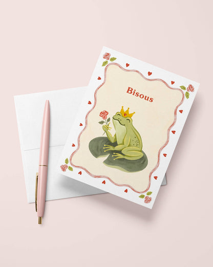 Bisous greeting card