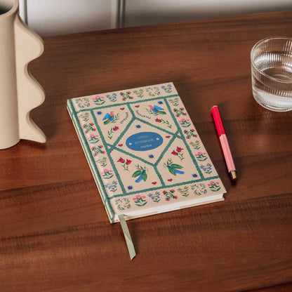 Quilted daydream lined A5 notebook
