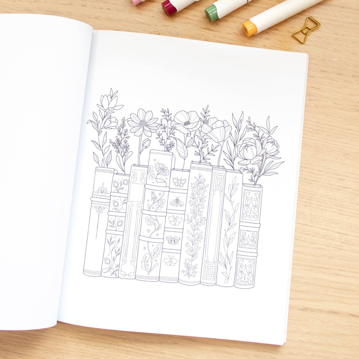 Express Your Shelf colouring book