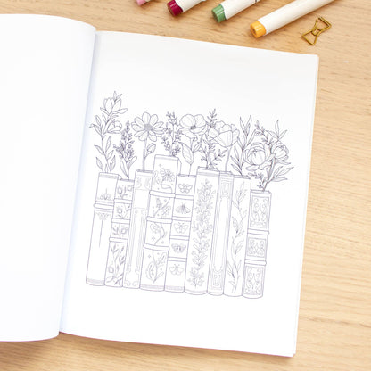 Express Your Shelf colouring book