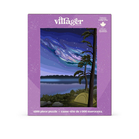 Northern camping | 1000-piece puzzle | designed in Canada