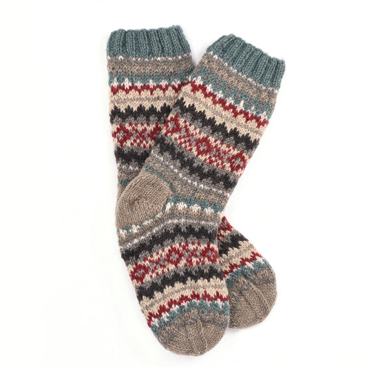 Aprés ski men's reading socks - Lincoln