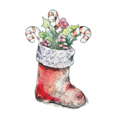 Happy Holidays watercolour workbook