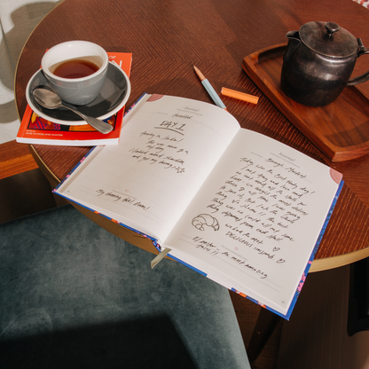 Sky high guided A5 travel journal