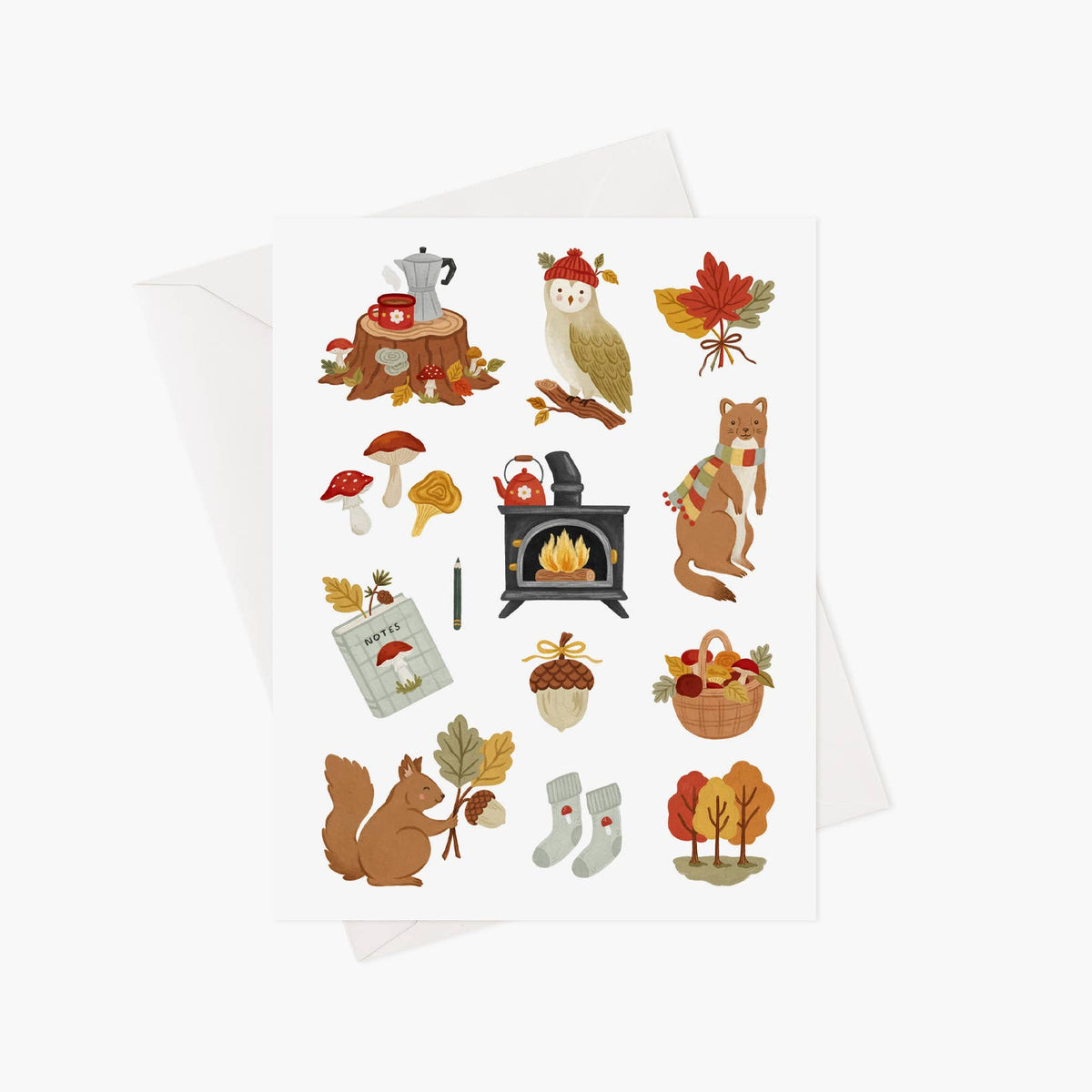 Autumn forest greeting card (coming soon)