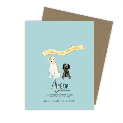 Wishing you a happy birthday dog lover greeting card