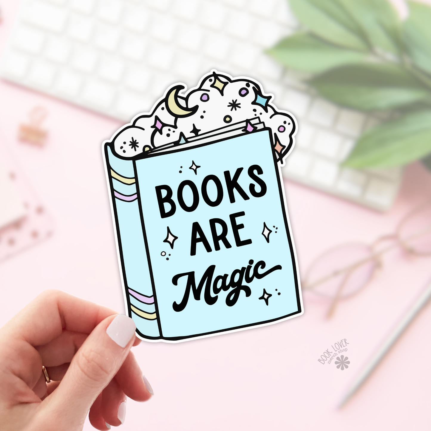 Books are magic sticker