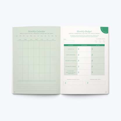 Guided finance planner, foiled A5 hardcover - shine (coming soon)