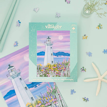 Harbour lighthouse | 1000-piece puzzle | designed in Canada