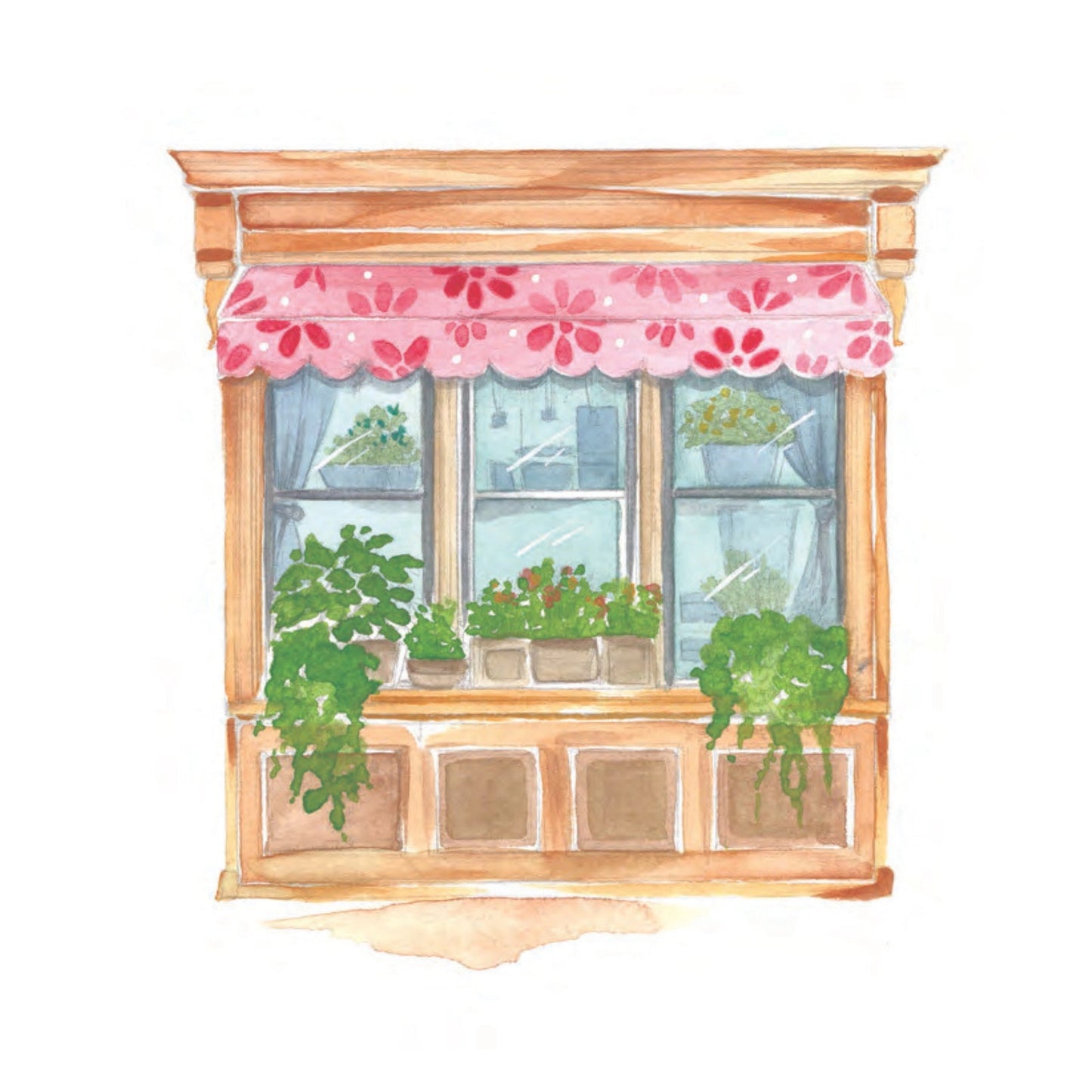 Cozy cafés watercolor workbook
