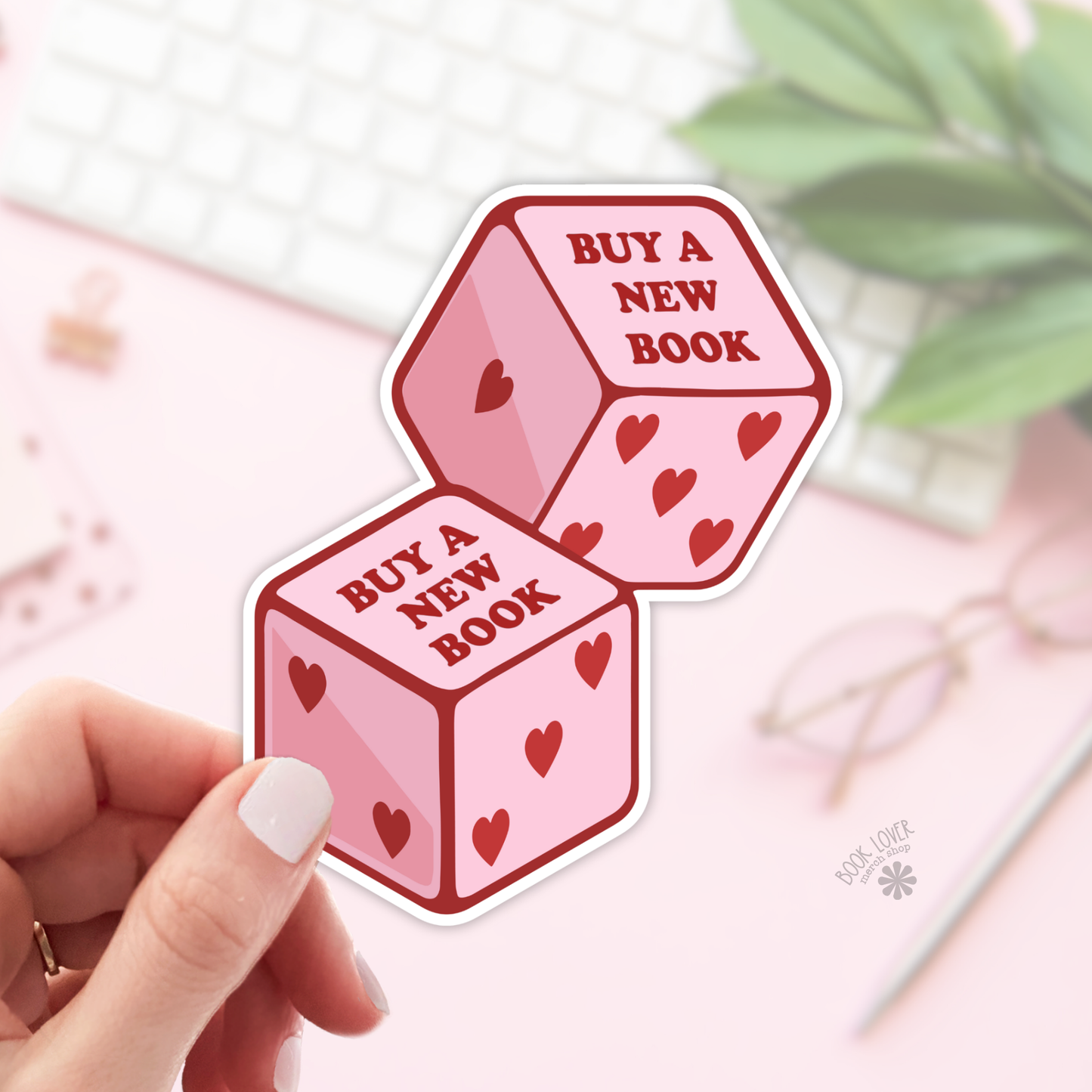 Buy a new book sticker
