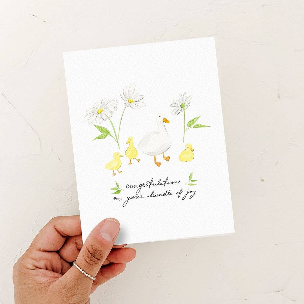 Congratulations on your bundle of joy greeting card