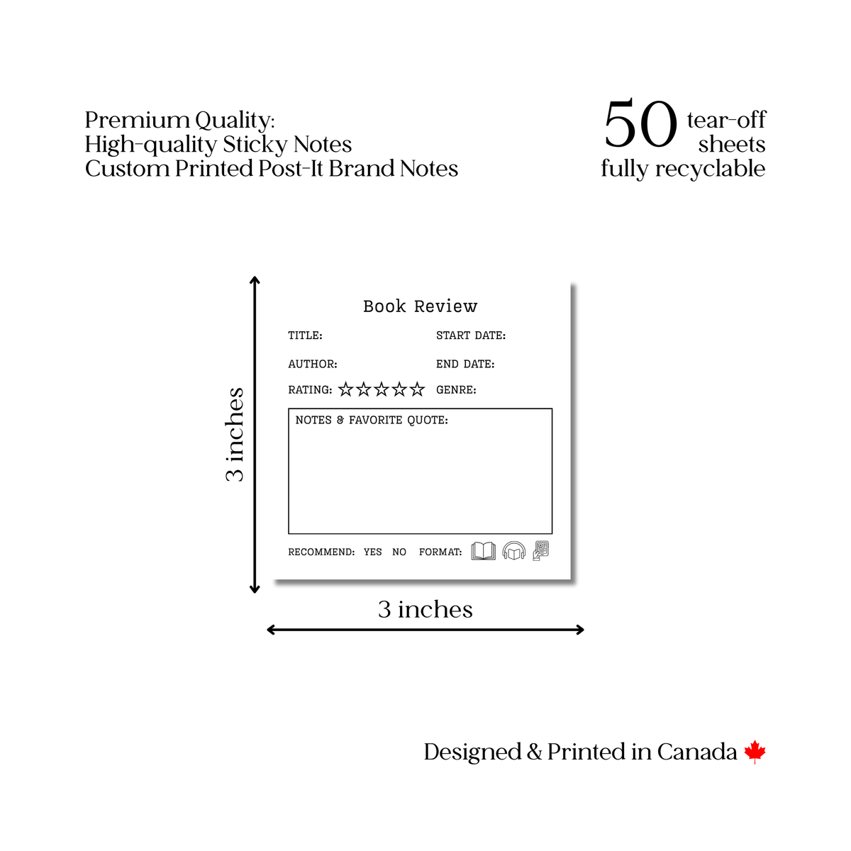 Notepad Quick Note Quick book review: 50 sheet post-it note notepad – Nottawa Cottage ...