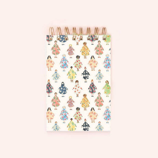 The flower village spiral notepad | 150 lined pages