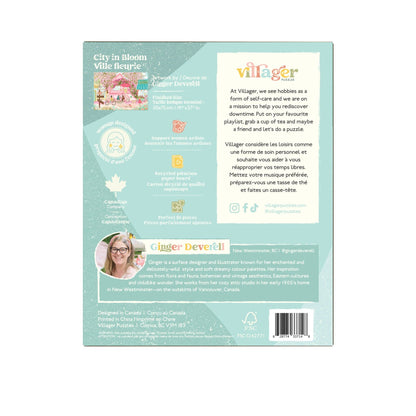 City in bloom | 1000-piece puzzle | designed in Canada