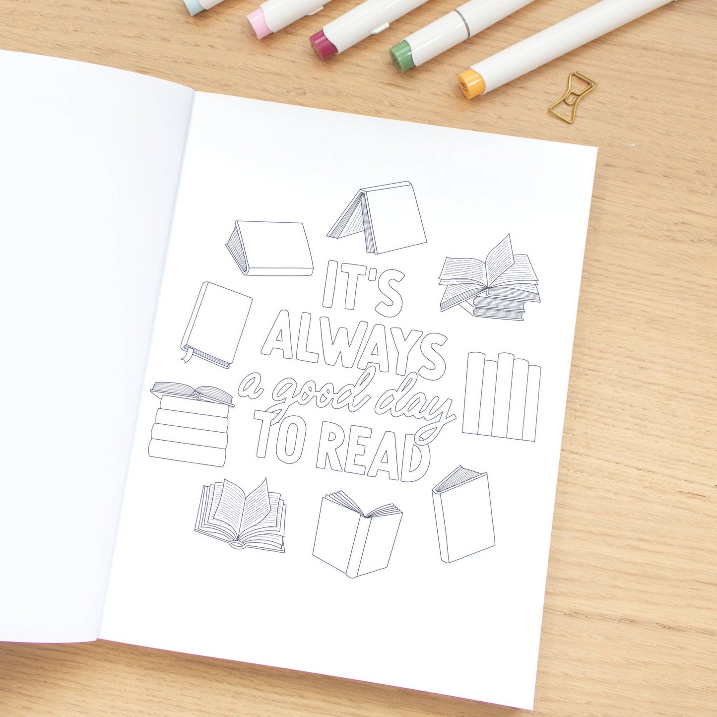 Express Your Shelf colouring book