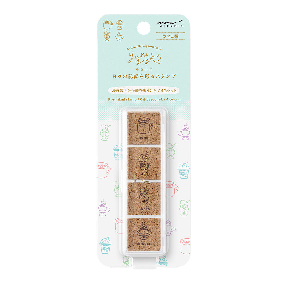 Yuru log pre-inked stamp cafe (coming soon)