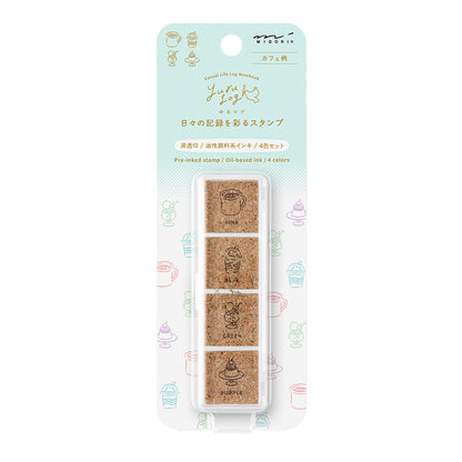 Yuru log pre-inked stamp cafe (coming soon)