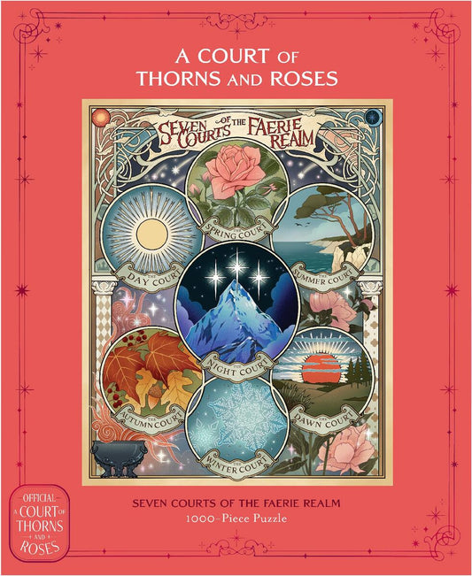 A Court of Thorns and Roses Official Seven Courts of the Faerie Realm 1000-Piece Puzzle by Sarah J. Maas