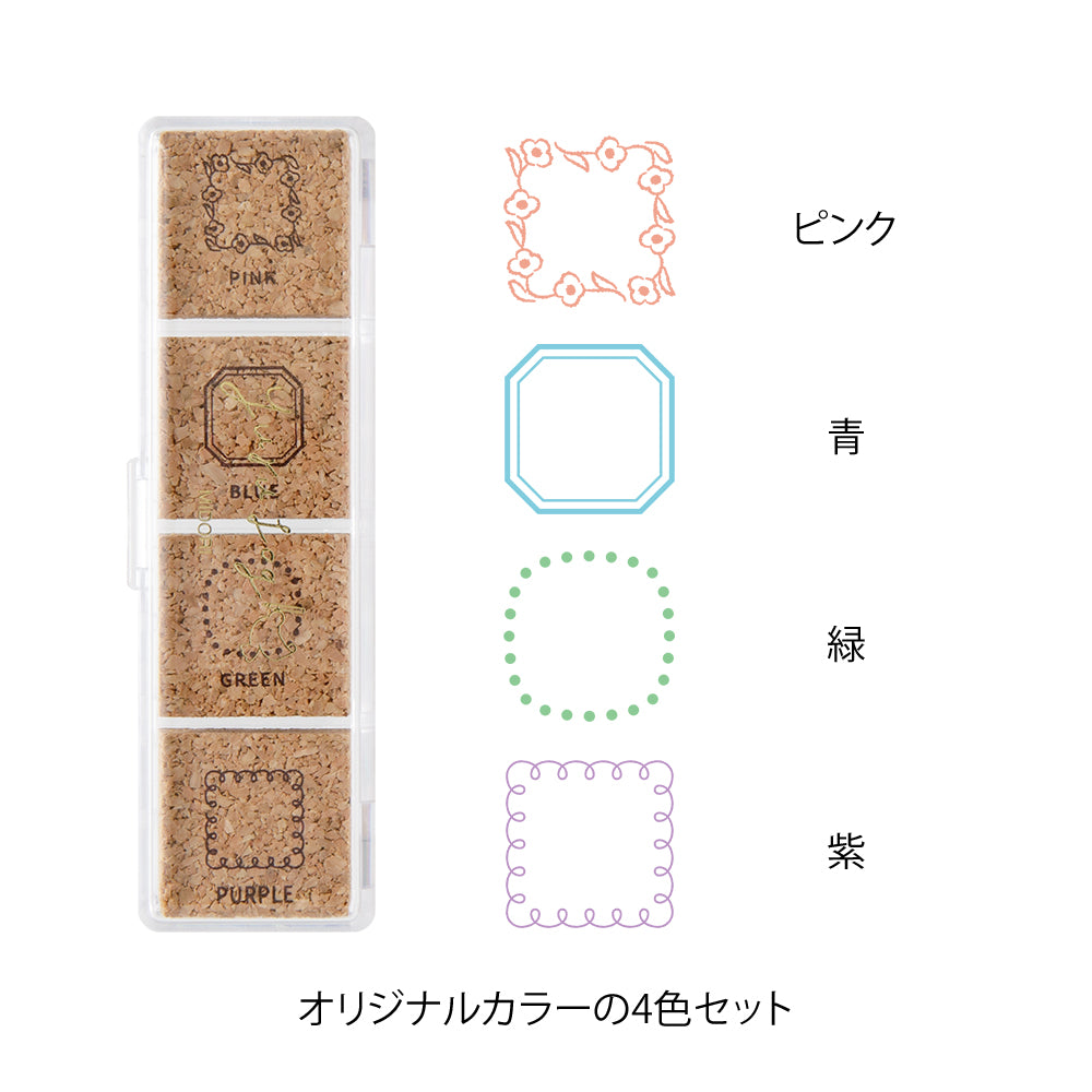 Yuru log pre-inked stamp frame (coming soon)