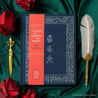 A Court of Thorns and Roses Official Sketchbook (Flowers, Flames, and Stars) by Sarah J. Maas