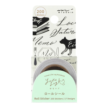 Yuru log roll sticker calligraphy (coming soon)