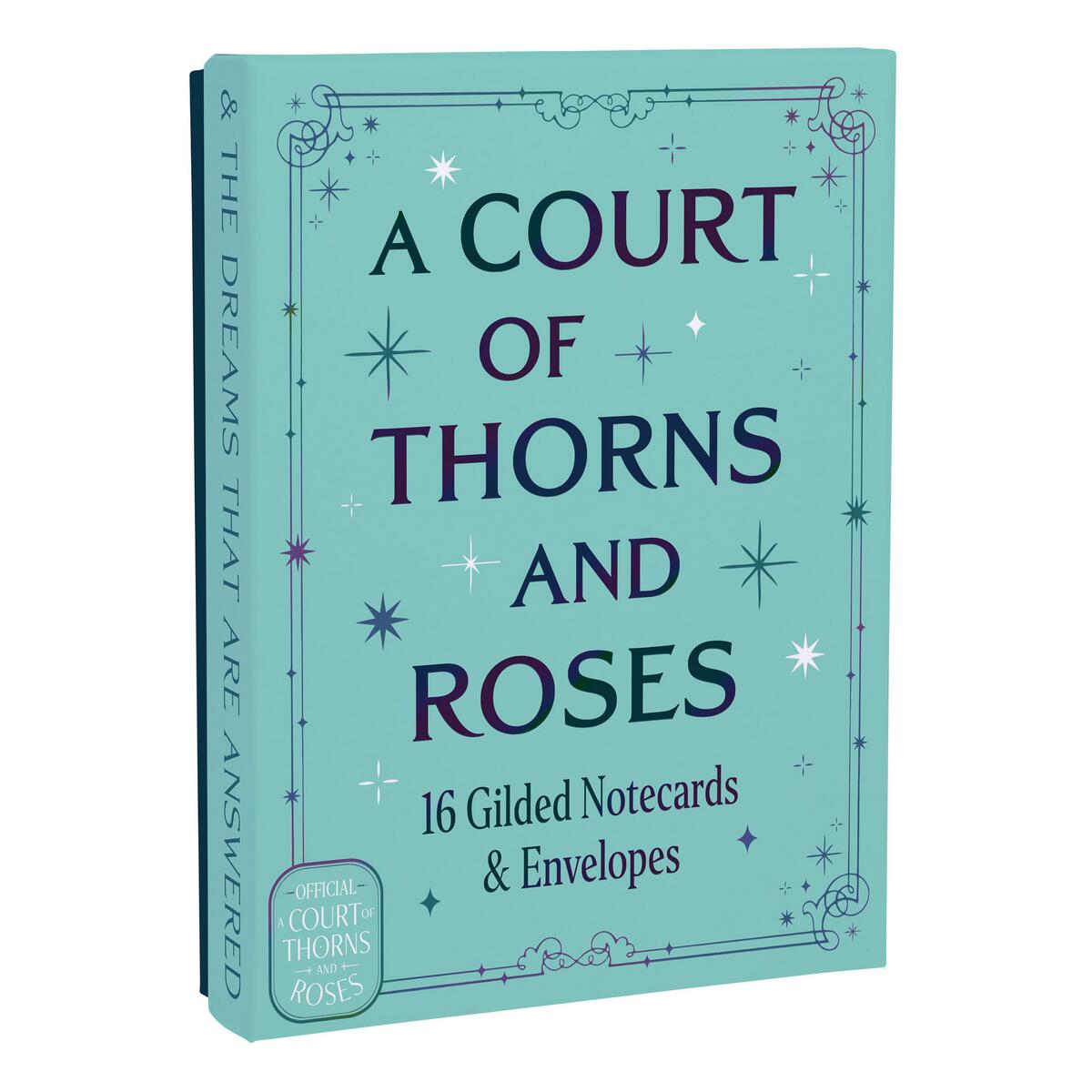 A Court of Thorns and Roses Official Gilded Notecards by Sarah J. Maas