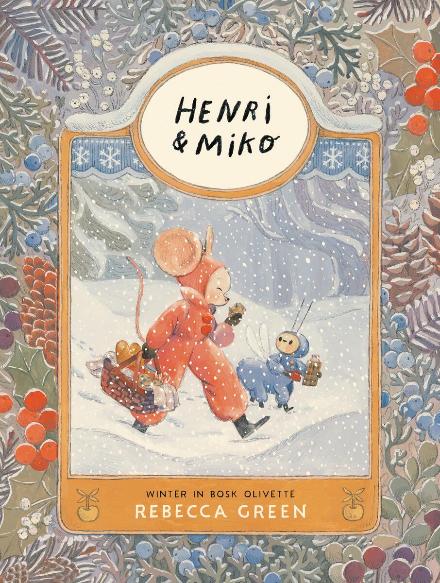 Henri and Miko: Winter in Bosk Olivette by Rebecca Green