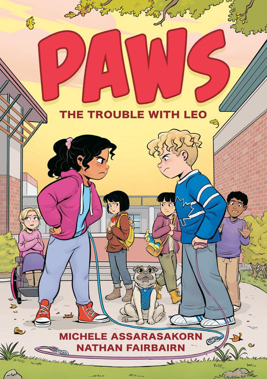 PAWS: The Trouble with Leo: A Graphic Novel by Nathan Fairbairn & Michele Assarasakorn (Preorder)